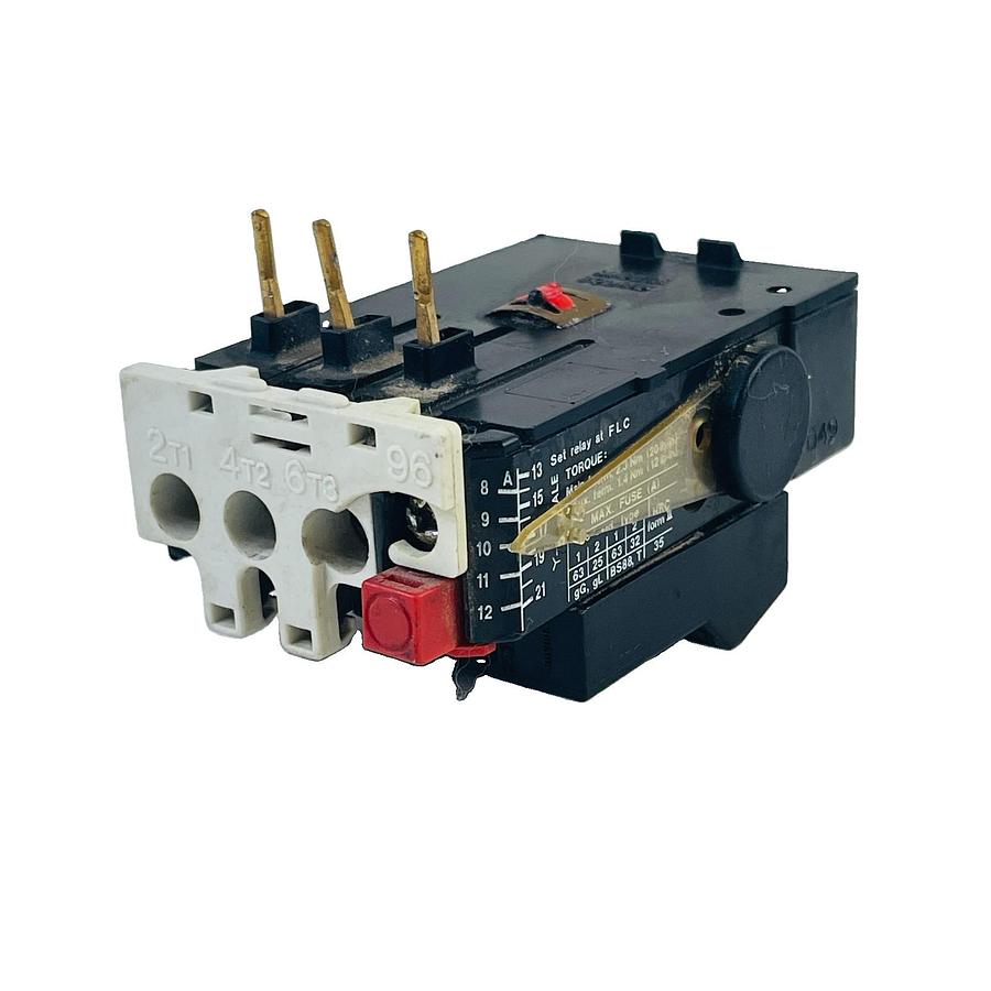 Used DANFOSS 047H0208 TI 16C THERMAL OVERLOAD RELAY 8-12A 600V MOTOR PROTECTION