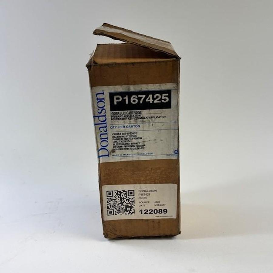 Used DONALDSON P167425 HYDRAULIC CARTRIDGE FILTER