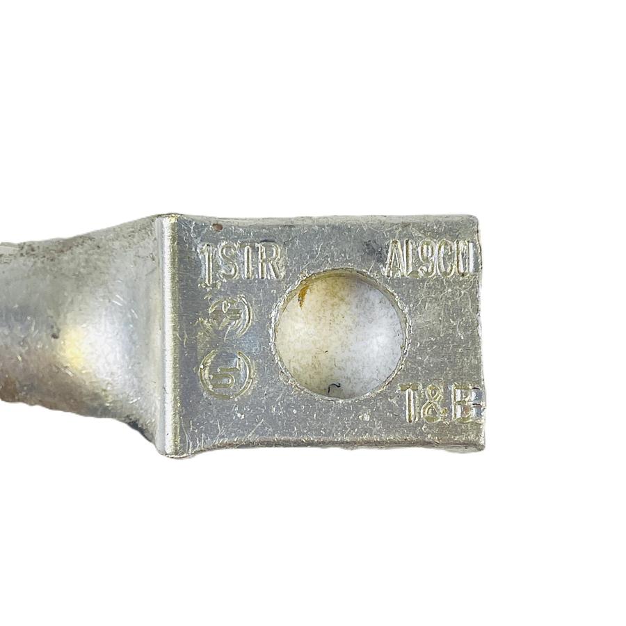 Refurbished T&B 60124 1 STR ALUMINUM COMPRESSION LUG 1-HOLE 3/8 INCH STUD GOLD DIE 45 AL9CU