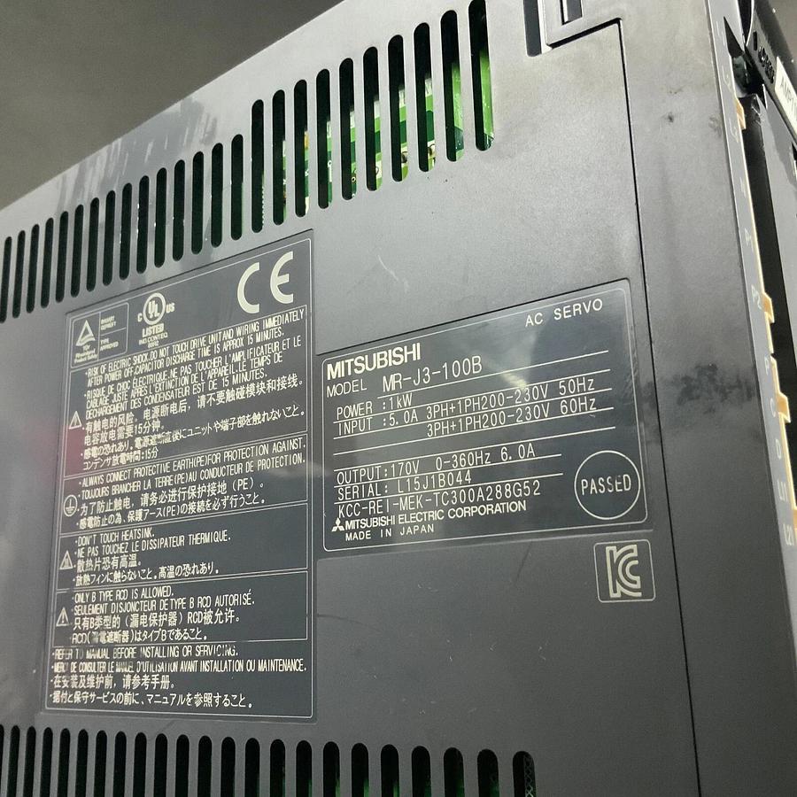 Used MITSUBISHI MR-J3-100B AC SERVO ($100 OBO)