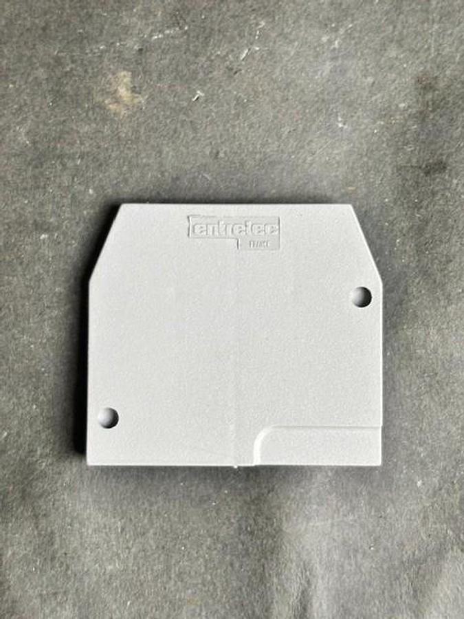 Used ENTRELEC 1SNA118368R1600 TERMINAL BLOCK END SHELLS