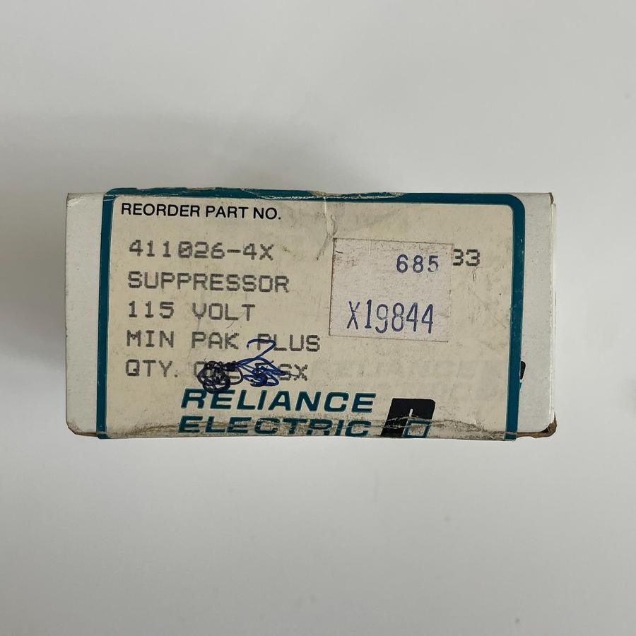 Used RELIANCE ELECTRIC 411026-4X MOV SURGE SUPPRESSOR 115V MIN PAK PLUS DRIVE OEM