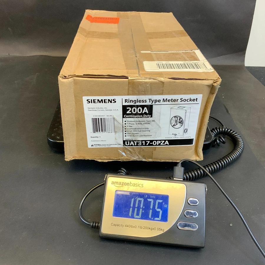 SIEMENS UAT317-0PZA RINGLESS METER SOCKET ($65 OBO)