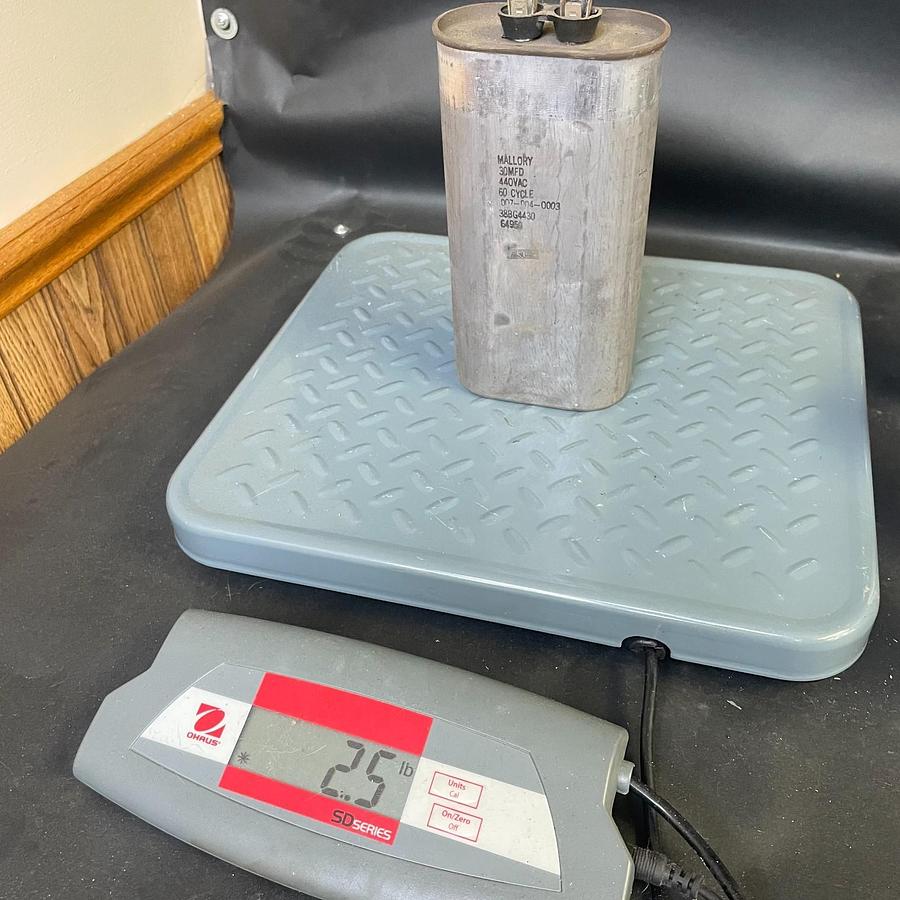 Used MALLORY 38BG4430 CAPACITOR