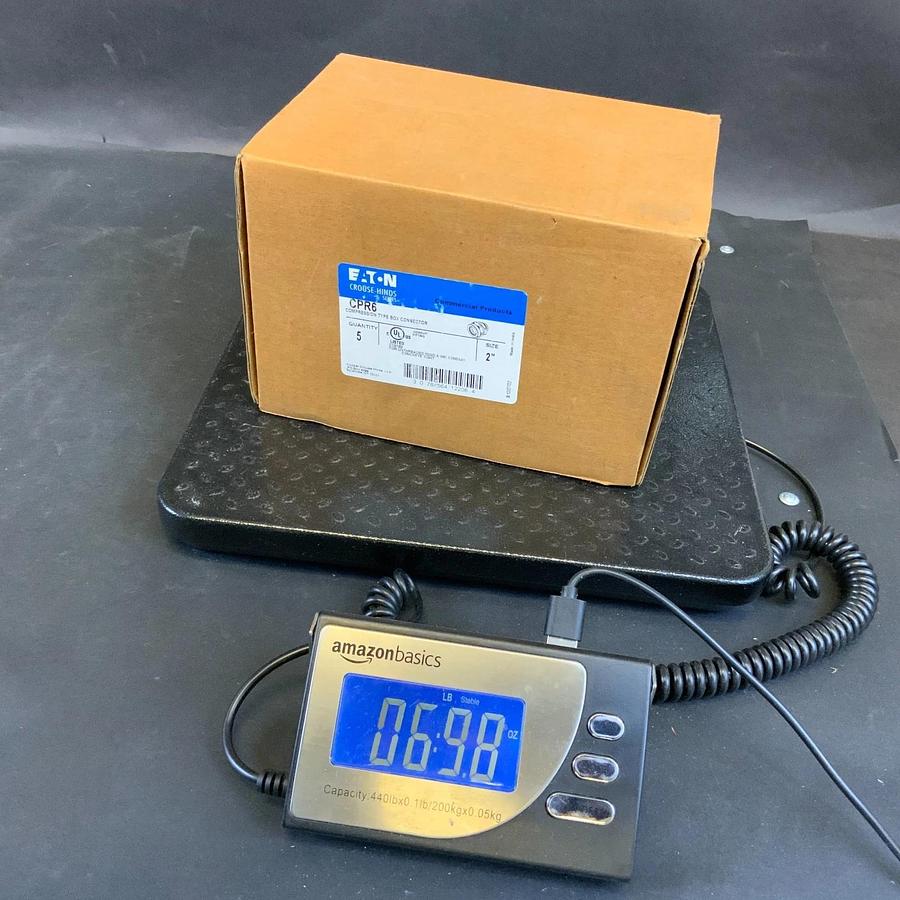 EATON CPR6 2” COMPRESSION TYPE BOX CONNECTOR - BOX OF 5 ($65 OBO)