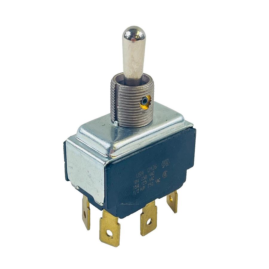 Used CARLING 2GK51-73 DPDT TOGGLE SWITCH 15A 125 VAC 10A 250 VAC 1/2 HP USA