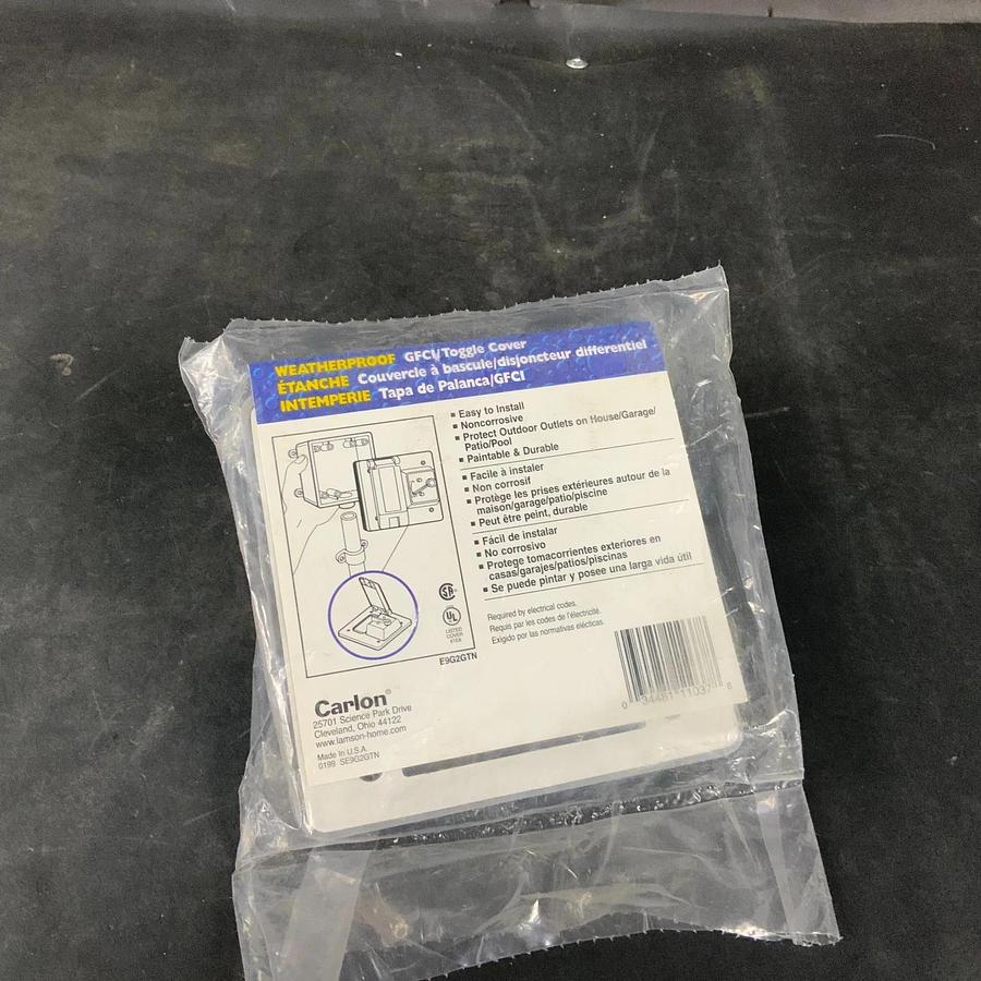 CARLON E9G2GTN OUTLET COVER ($30 OBO)