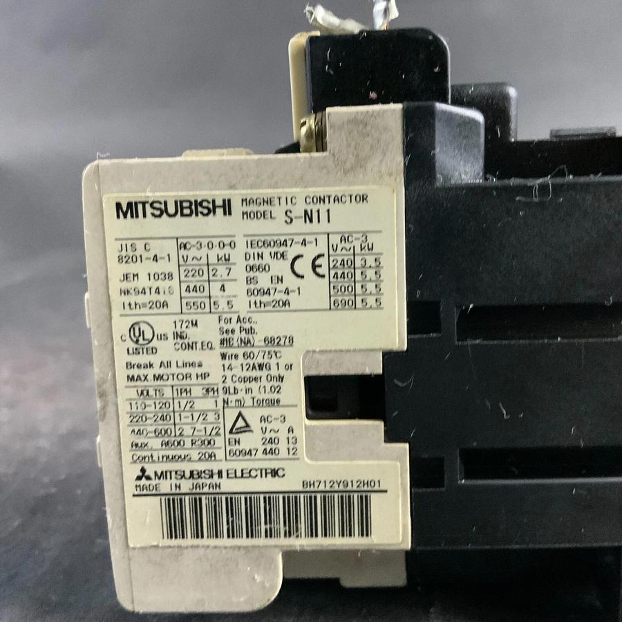 Used MITSUBISHI S-N11 MAGNETIC CONTACTOR ($30 OBO)