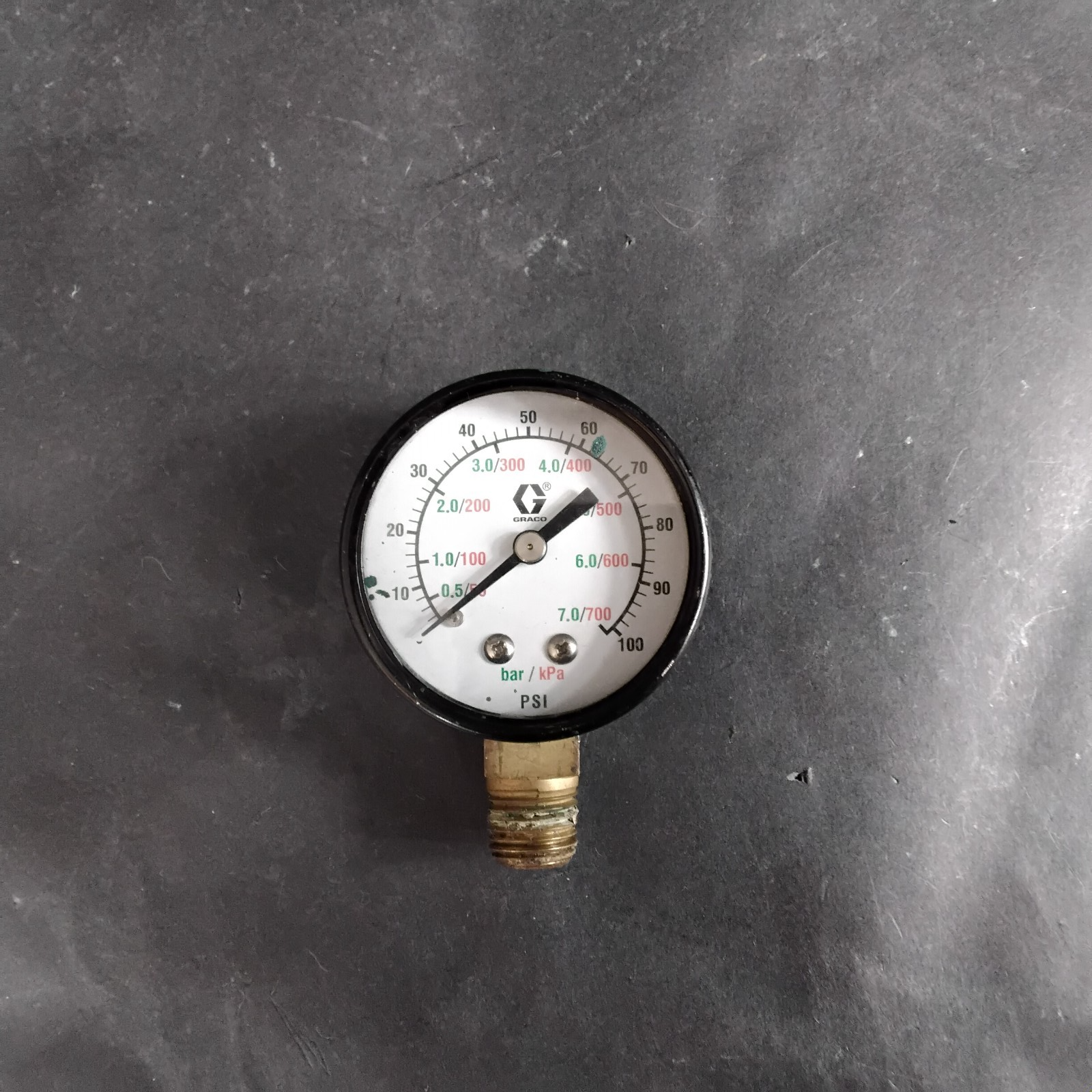 Used GRACO  110436 LOW PRESSURE AIR GAUGE ($17 OBO)