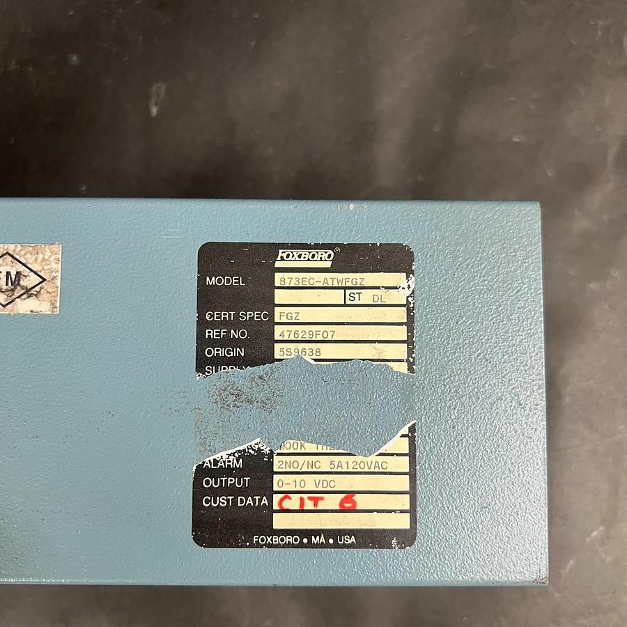 Used FOXBORO 873EC-ATWFGZ CONDUCTIVITY ANALYZER ($75 OBO)
