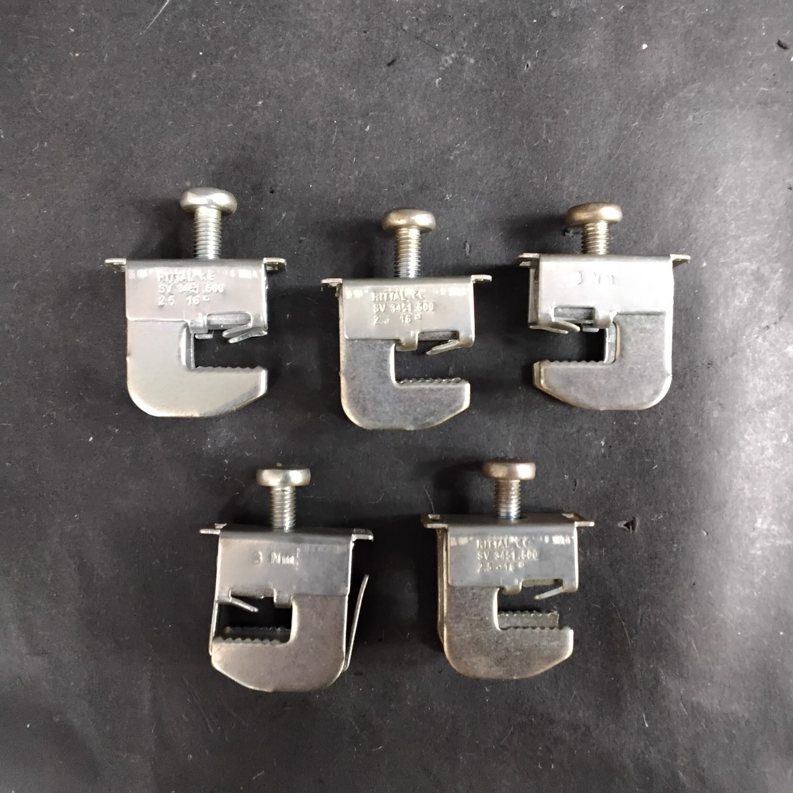 Used RITTAL SV 3451.500 CONDUCTOR CLAMP ($8/EACH OBO)