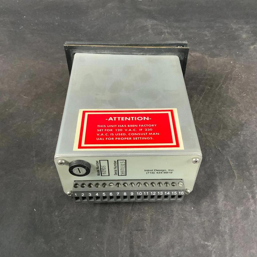 Used INTROL DESIGN 61MDS MOTOR SPEED CONTROLLER ($50 OBO)
