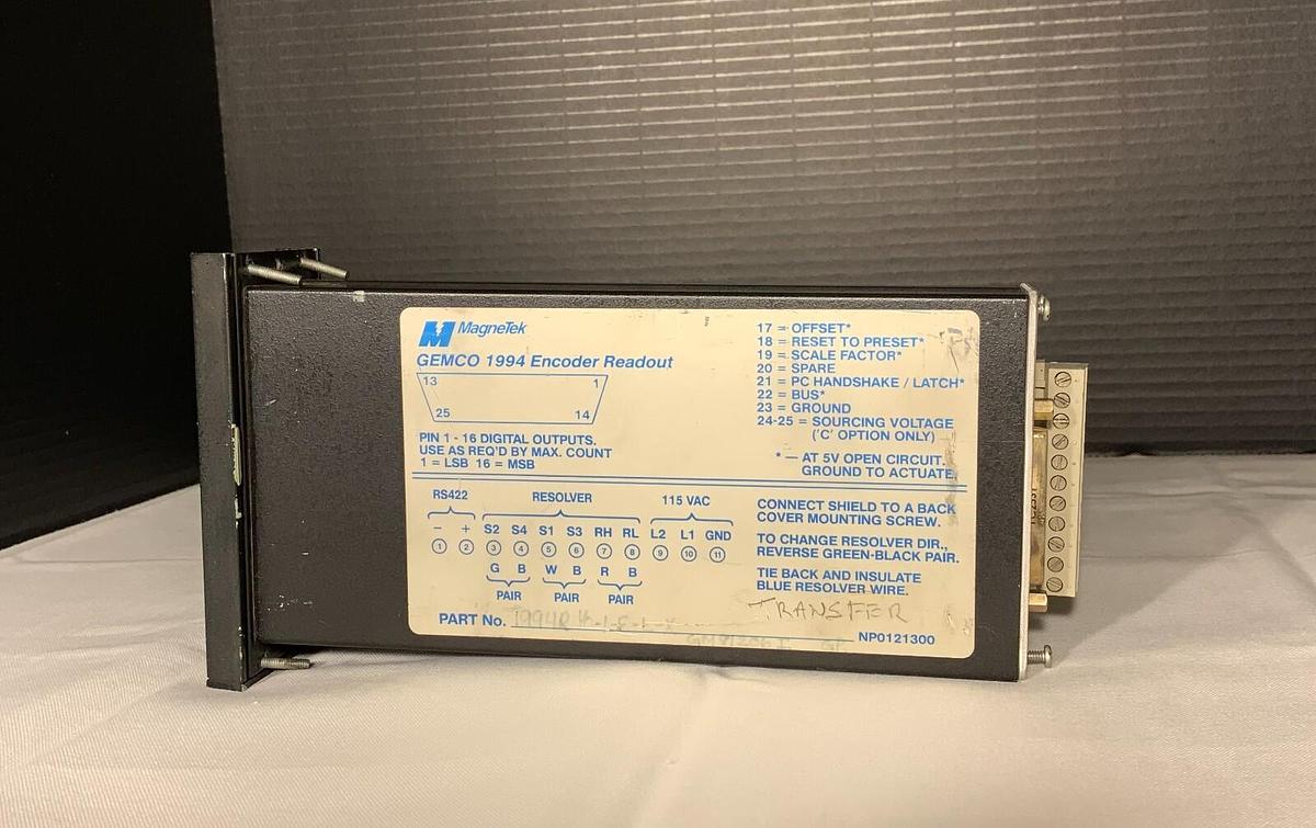 Used AMETEK GEMCO ELECTRIC 1994-R/T-1-E-X ($190 OBO)