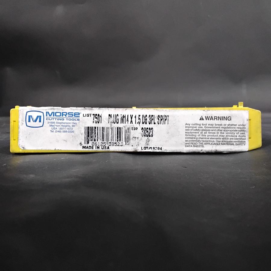 Used MORSE M14X1.5 D6 3FL SP/PT TAP ($30 OBO)
