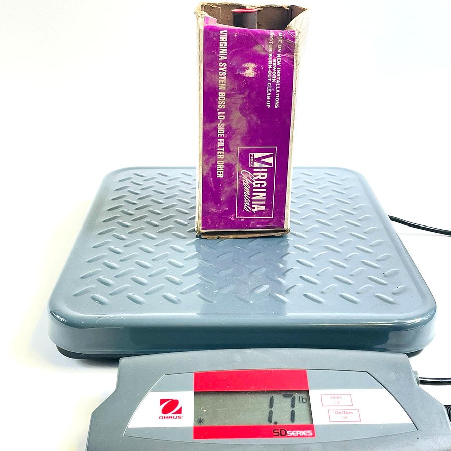 Used VIRGINIA AL-24-5SV LO-SIDE FILTER DRIER 5/8 INCH SOLDER NEW OPEN BOX