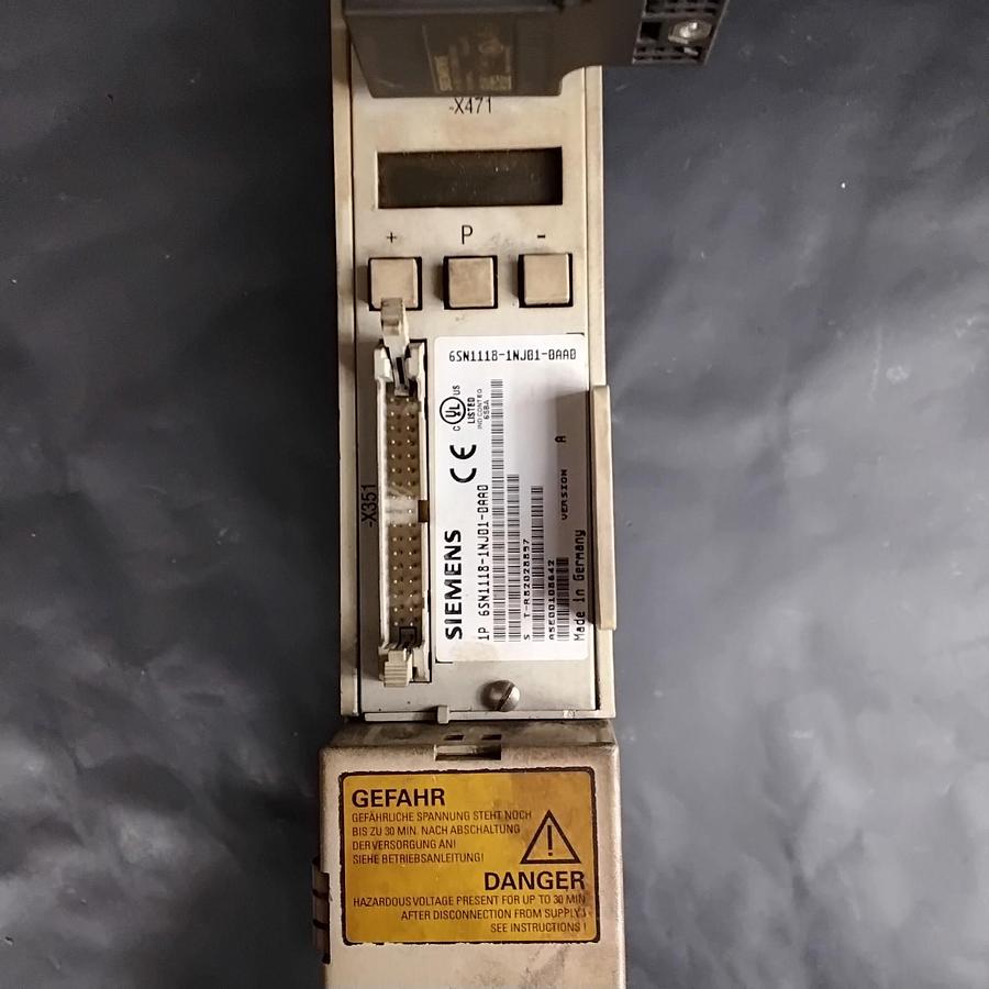 Used SIEMENS 6SN1118-1NJ01-0AA0 RESOLVER MODULE ($1,000 OBO)
