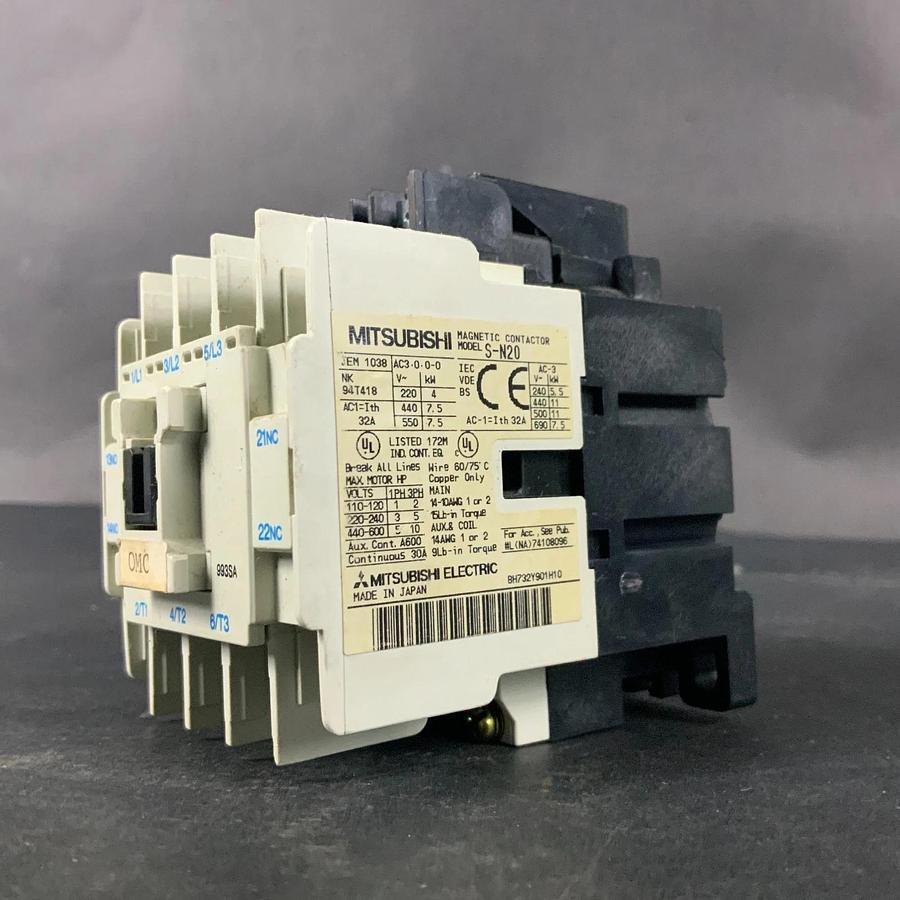Used MITSUBISHI S-N20 MAGNETIC CONTACTOR ($35 OBO)