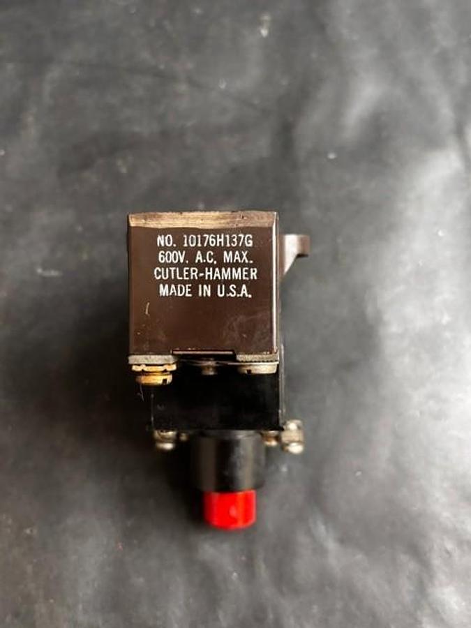 Used CUTLER-HAMMER 10176H137G OVERLOAD RELAY ($26 OBO)