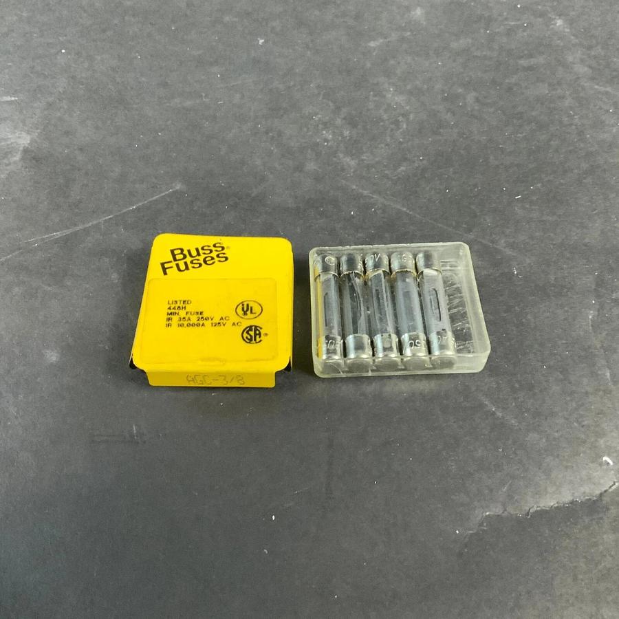 Used BUSSMANN AGC-3/8 FUSE - SET OF 5 ($6.50 OBO)