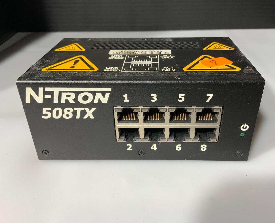Used RED LION NTRON MODEL 508TX-A (1A) Industrial Ethernet Switch ($149.99 OBO!!!)