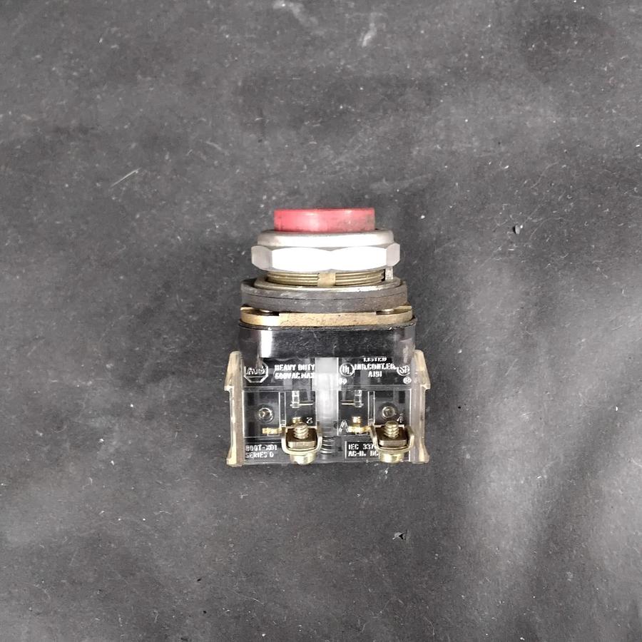 Used ALLEN BRADLEY 800T-B SERIES T RED PUSHBUTTON SWITCH ($15 OBO)