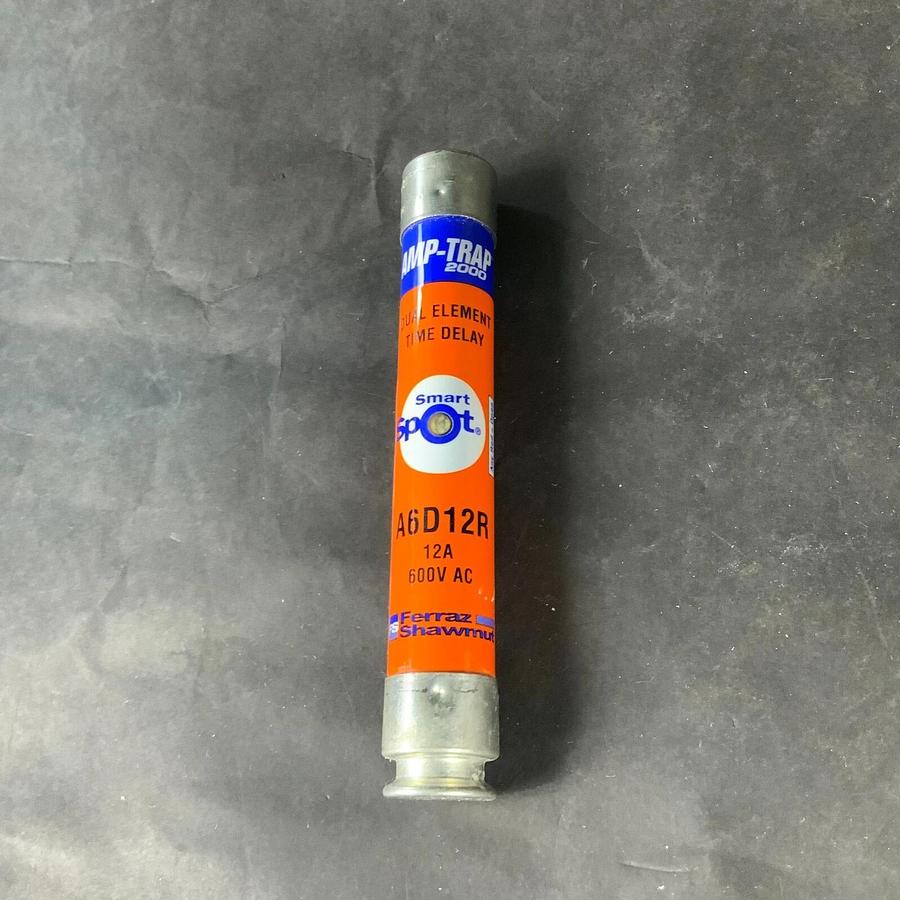 Used FERRAZ SHAWMUT A6D12R TIME DELAY SMARTSPOT FUSE ($10 OBO)