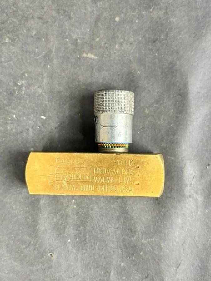 Used PARKER F400B HYDRAULIC VALVE 138BAR