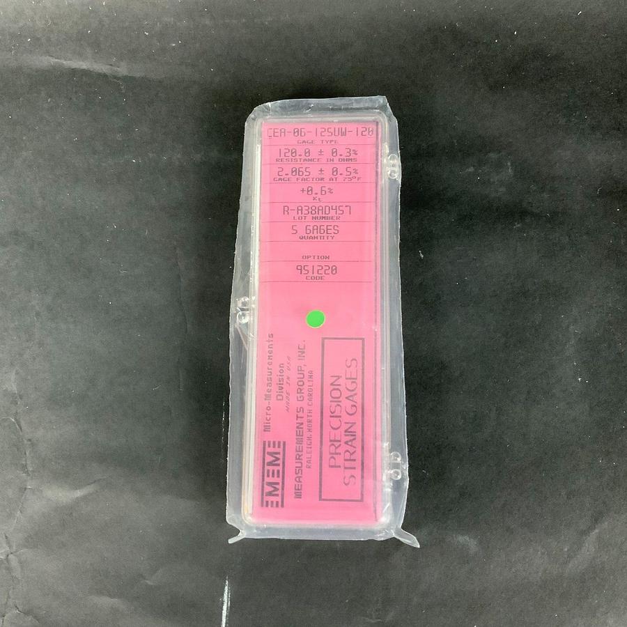 MICRO-MEASUREMENTS CEA-06-125UW-120 PRECISION STRAIN GAUGE - LOT OF 4 ($20 OBO)