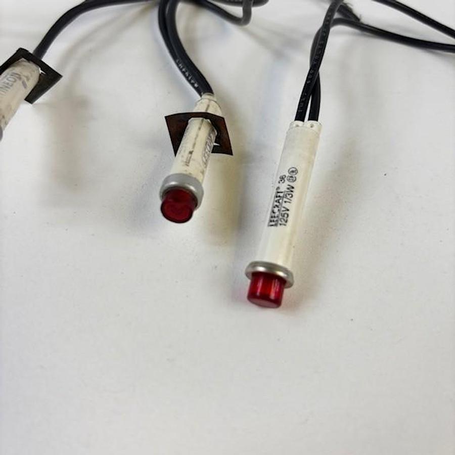 Used LEECRAFT TINEON 3600 RED INDICATOR LIGHTS 4PCS