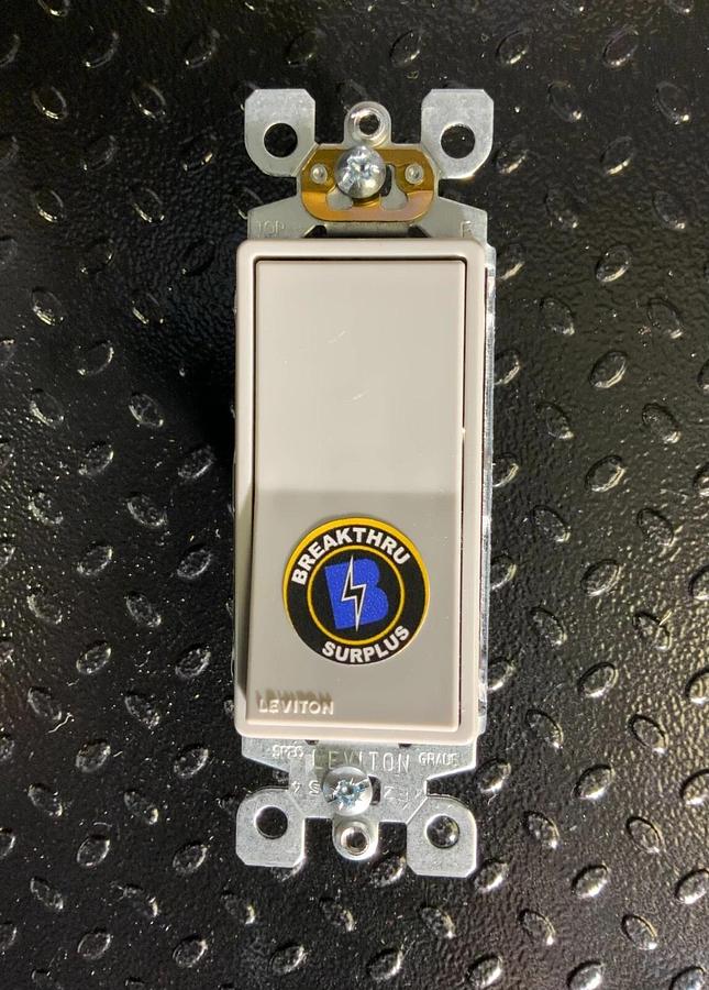 LEVITON DECORA 3 WAY SWITCH - 15A 120/277v ($9.50 OBO)