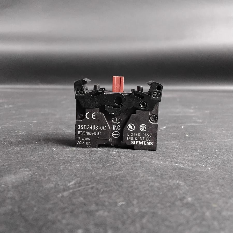 Used SIEMENS 3SB3403-0C CONTACT BLOCK ($15 OBO)