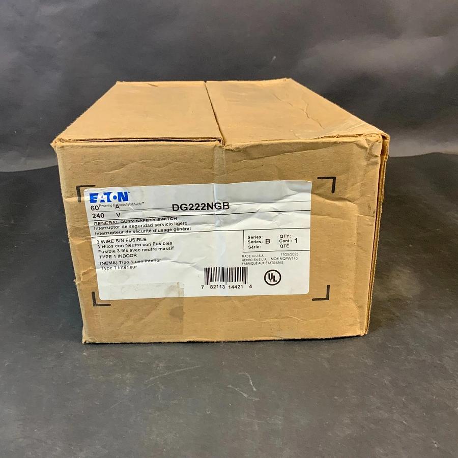 EATON DG222NGB GENERAL DUTY SAFETY SWITCH ($50 OBO) 786676202169
