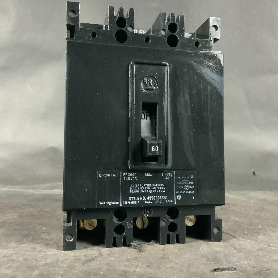 Used WESTINGHOUSE EB3060 CIRCUIT BREAKER ($50 OBO)