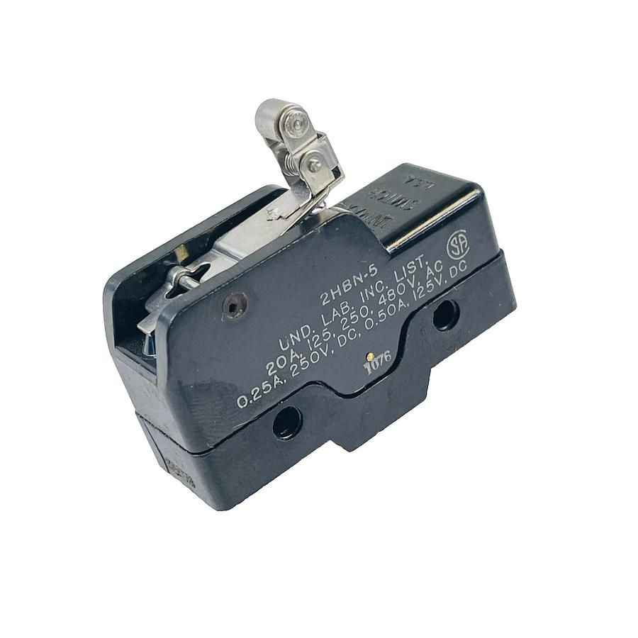 Used UNIMAX 2HBN-5 ROLLER LEVER MICRO SWITCH 20A 125/250/480V HEAVY DUTY