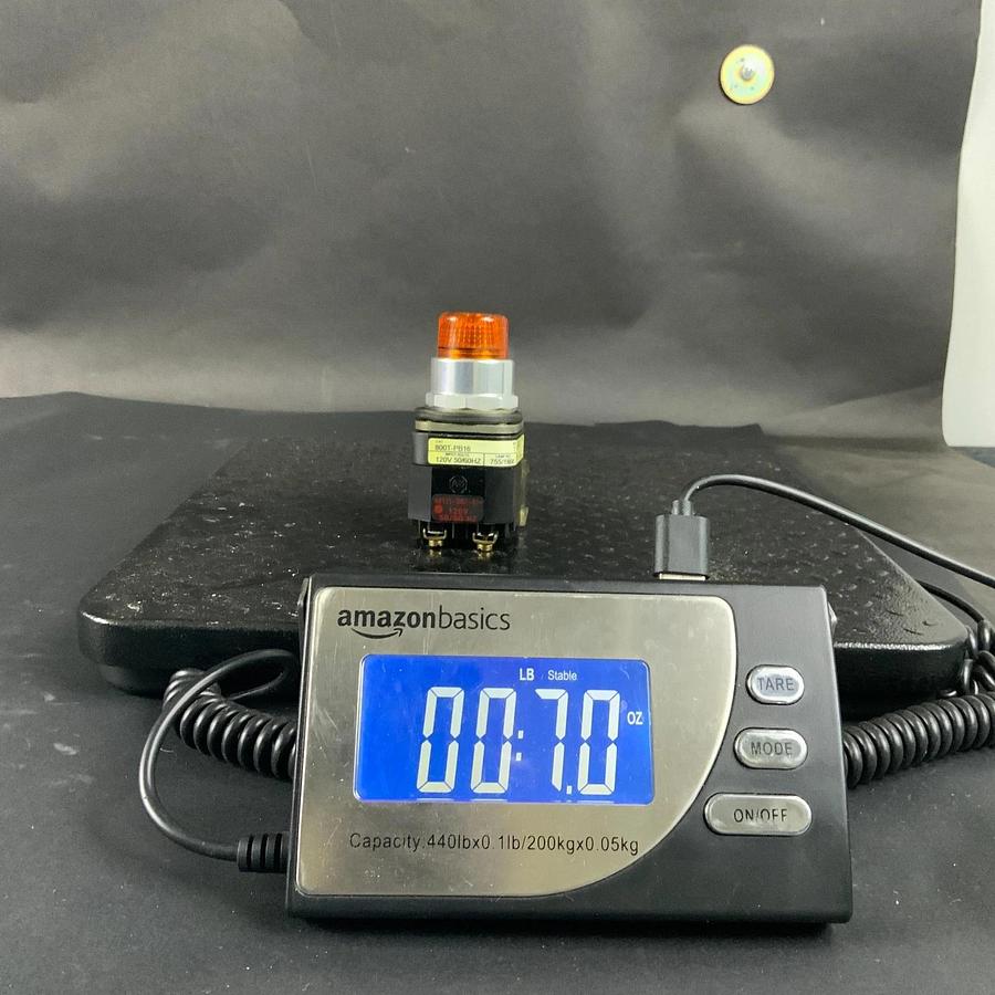 Used ALLEN BRADLEY 800T-PB16 AMBER PUSH BUTTON ($30 OBO)