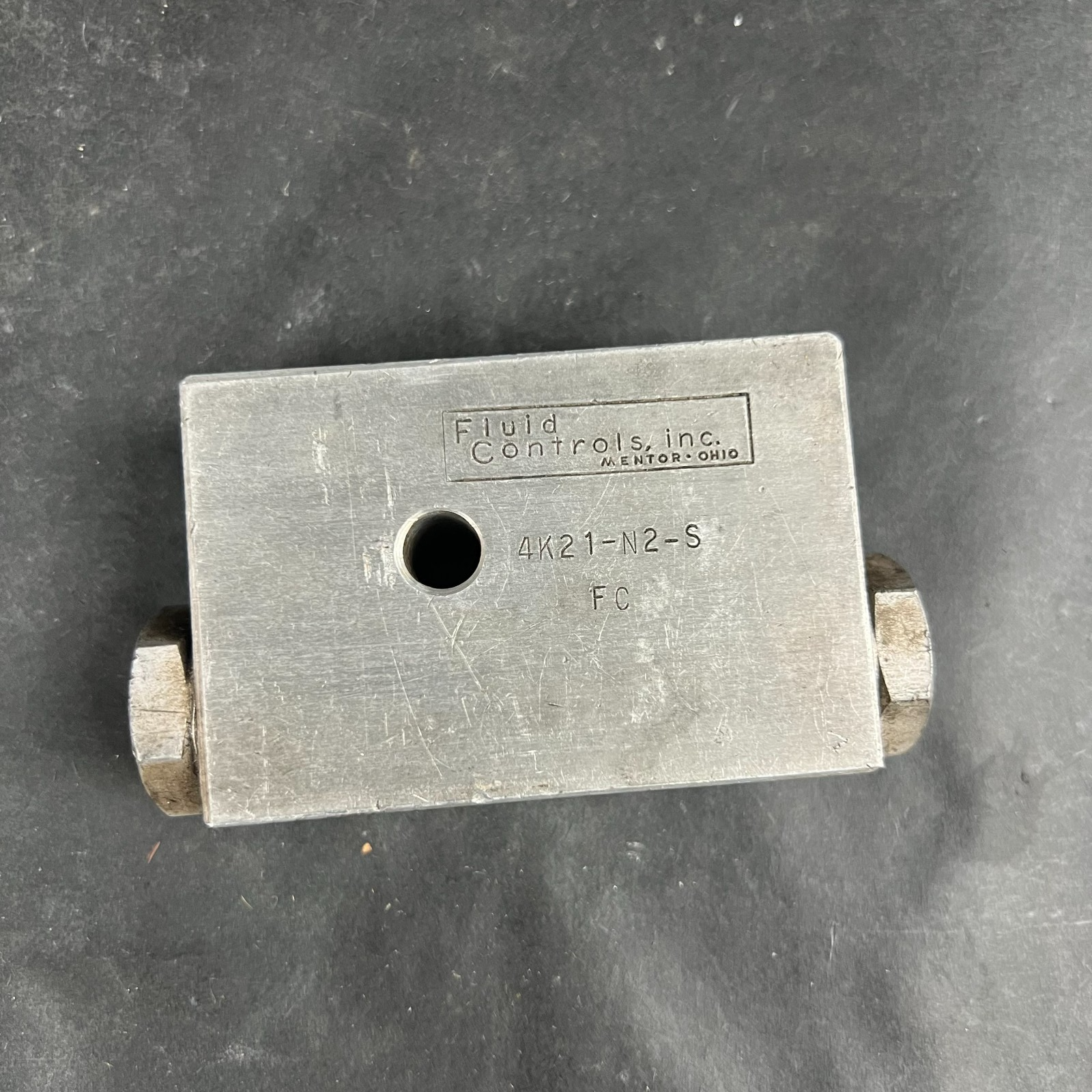 Used FLUID CONTROLS 4K21-N2-S VALVE ($35 OBO)
