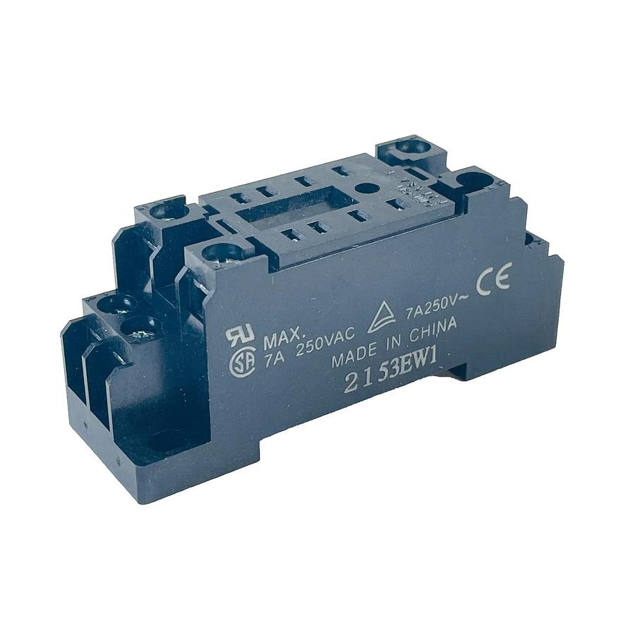 Used OMRON 2-M4X10 RELAY SOCKET 7A 250VAC INDUSTRIAL ELECTRICAL CONTROL COMPONENT