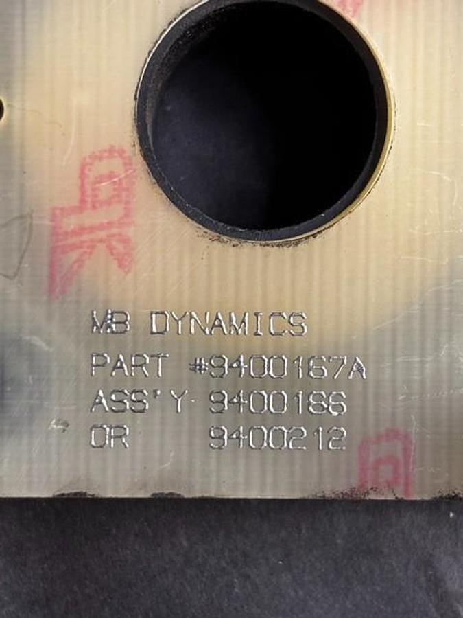 Used MB DYNAMICS 9400167A CIRCUIT BOARD