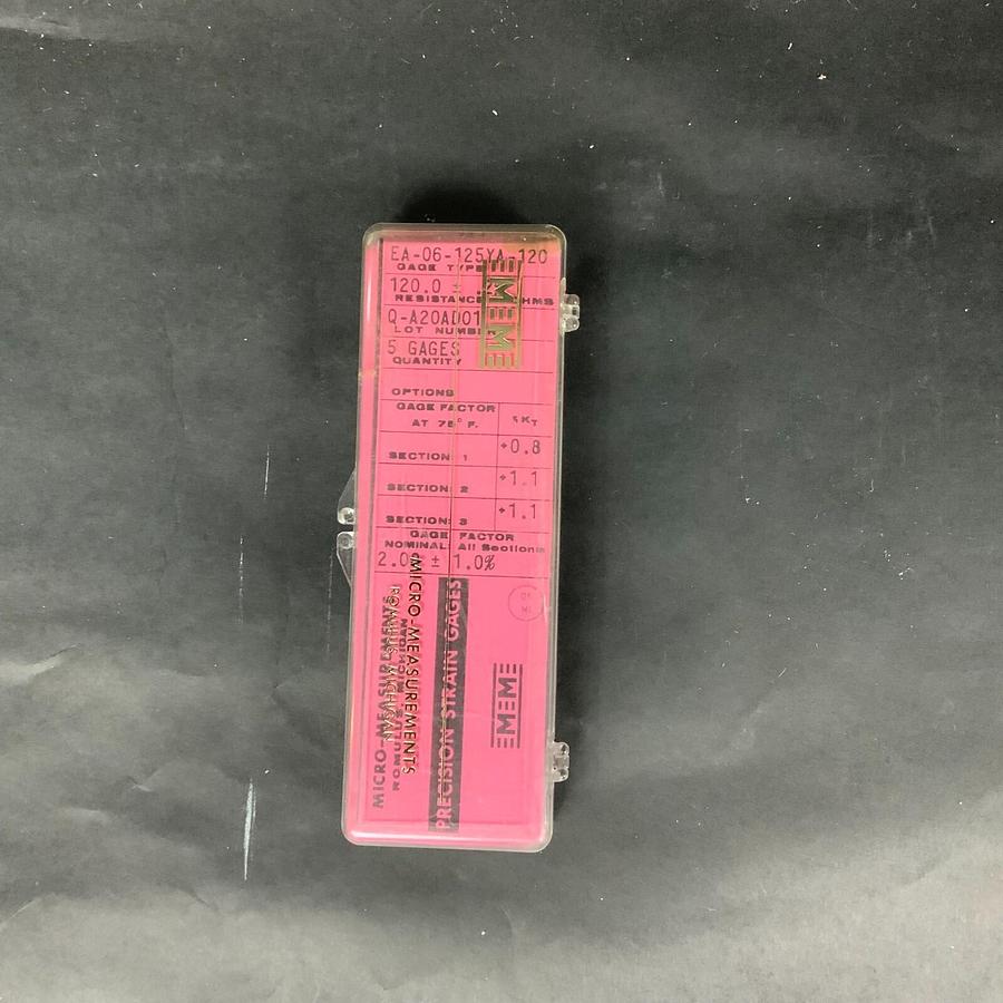 Used MICRO-MEASUREMENTS EA-06-125YA-120 PRECISION STRAIN GAUGE - BOX OF 5 ($25 OBO)