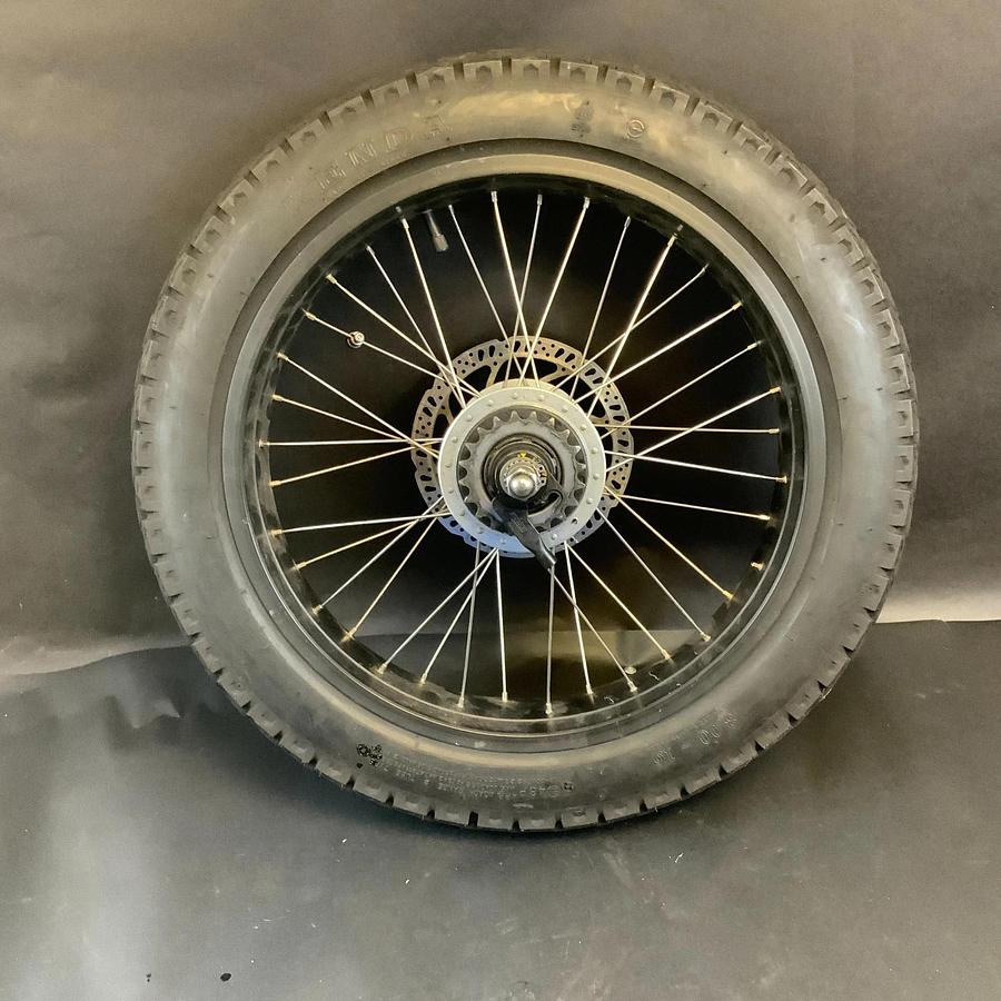 Used KENDA K-272 E-16-402 3.00-16 E-BIKE FULL WHEEL WITH ROTOR (SX3K HUB) ($200 OBO)