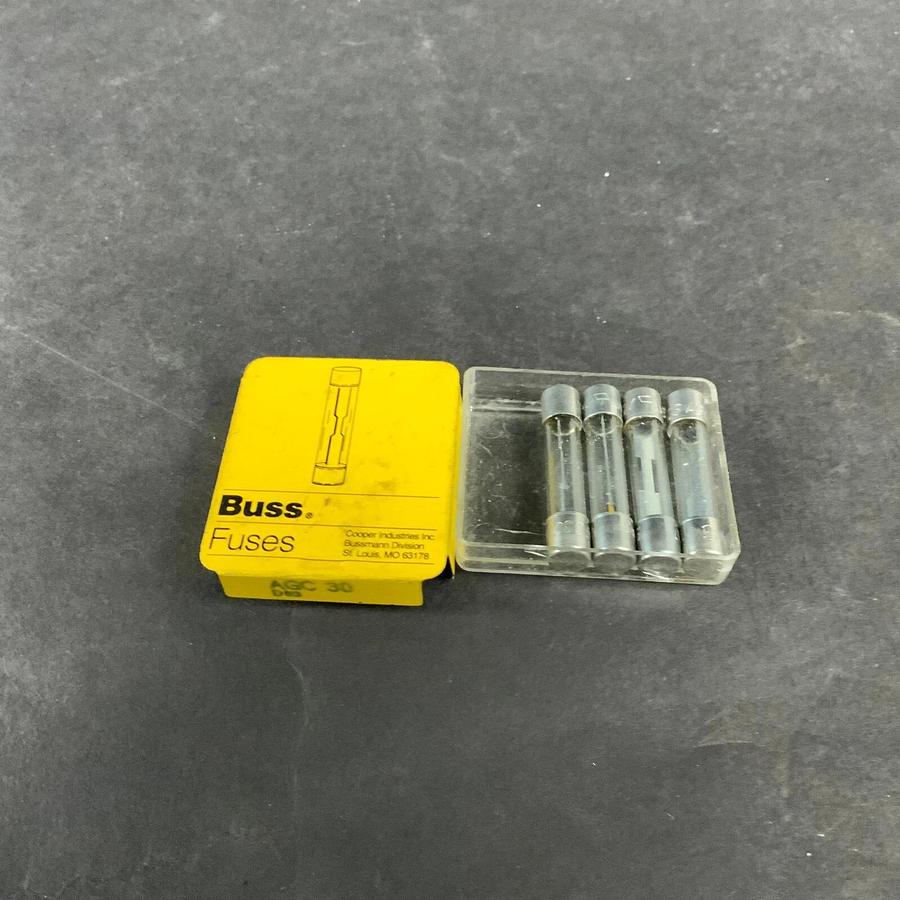 Used BUSSMANN AGC-30 FUSE- SET OF 4 ($5 OBO)