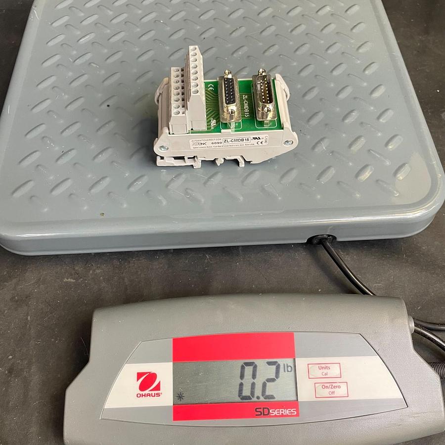 Used ZIPLINK ZL-CMDB15 CONNECTOR MOD 15-PIN MALE&FEMALE D-SUB TERMINAL BLOCK OEM PART