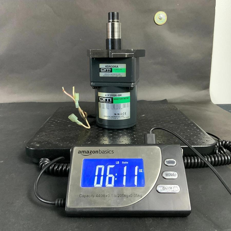 Used ORIENTAL MOTOR 4GN50KA GEAR HEAD ($60 OBO)