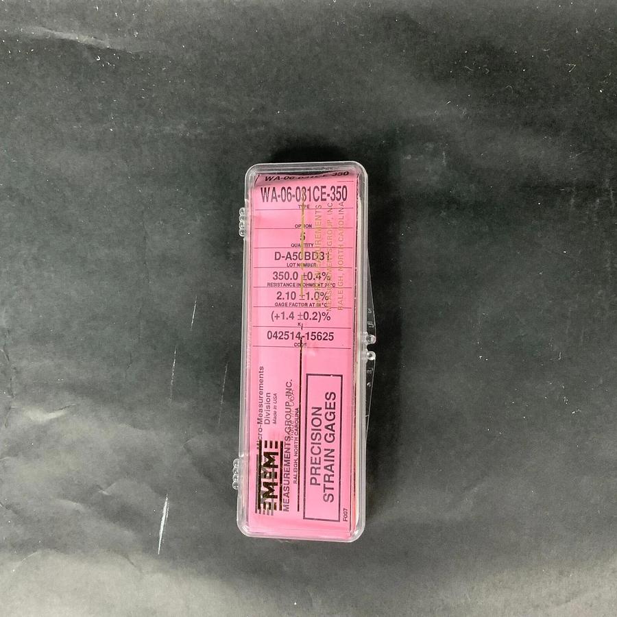 MICRO-MEASUREMENTS WA-06-031CE-350 PRECISION STRAIN GAUGE - 1 UNIT ($5 OBO)