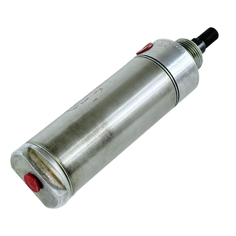 Used BIMBA 313-D DOUBLE ACTING PNEUMATIC AIR CYLINDER INDUSTRIAL | EXCELLENT | REFURB