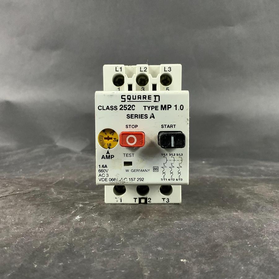 Used SQUARE D CLASS 2520 MOTOR PROTECTIVE SWITCH ($25 OBO)