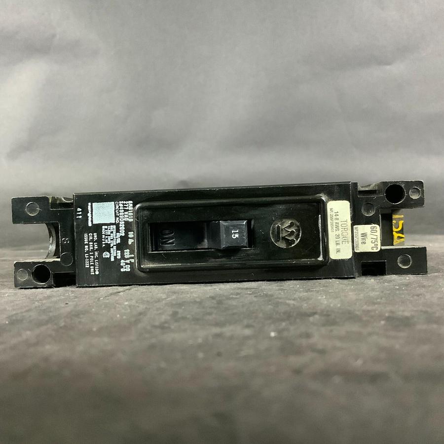 Used WESTINGHOUSE EHB1015 CIRCUIT BREAKER ($20 OBO)
