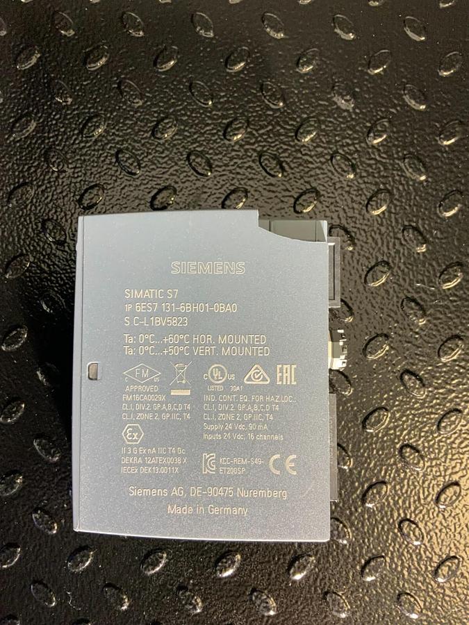 Used SIEMENS 6ES7131-6BH01-0BA0 ($130.99/EACH OBO)