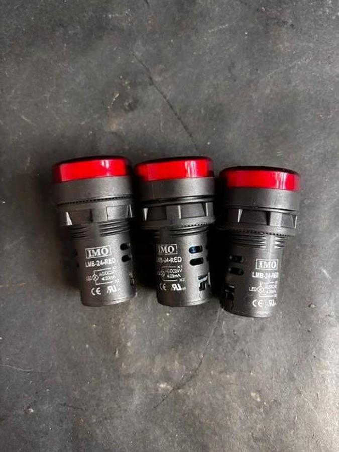 Used IMO LMB-24-RED PILOT LIGHT - GROUP OF 3 ($14 OBO)