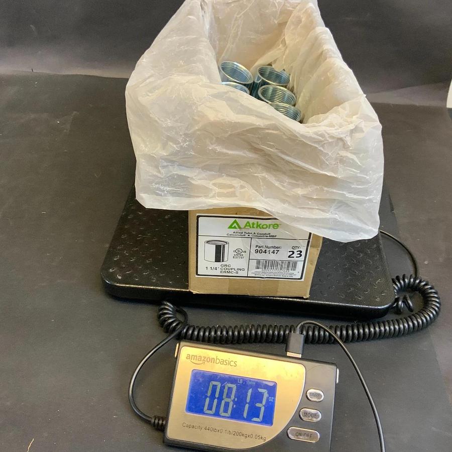 ATKORE 904147 1-1/4” GRC COUPLING - BOX OF 23 ($80 OBO)